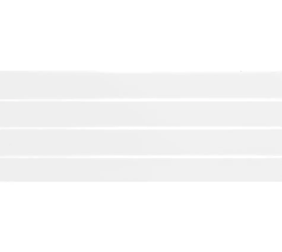 Revestimiento De Ceramica Mate 18.7X46cm Blanco - Graiman Persiana