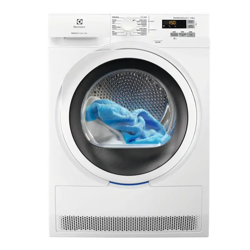 Secadora electrolux ew7h5825ib Capacidad 8 kg