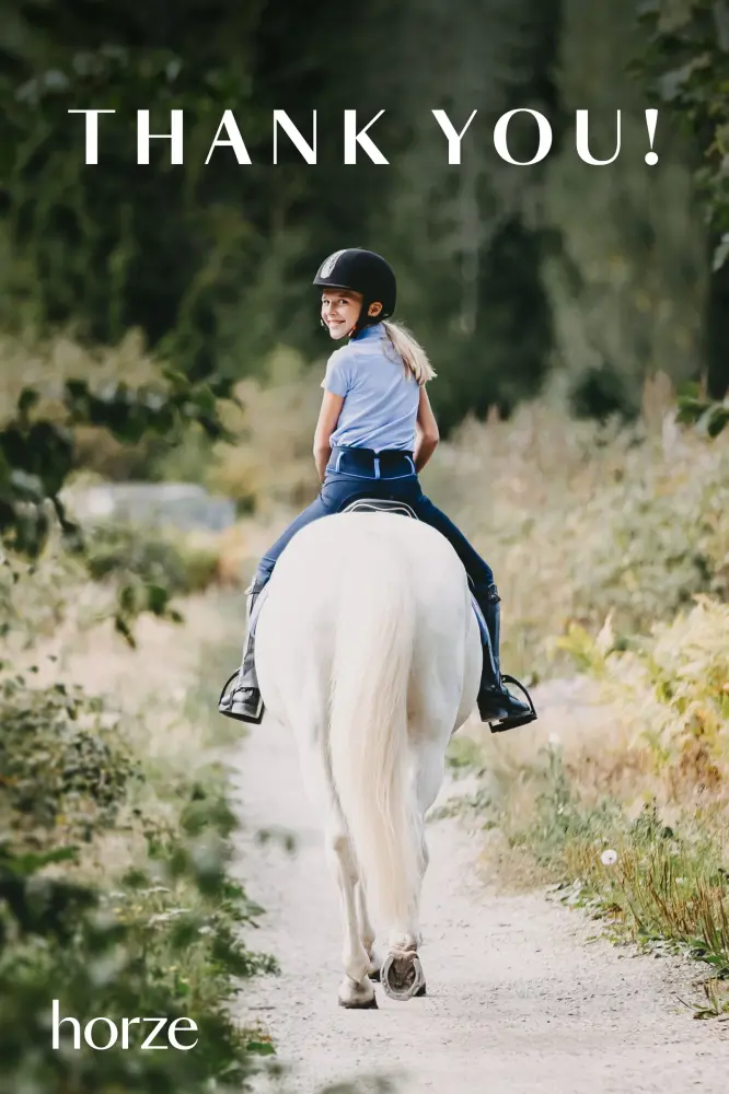 Tarjeta regalo Horze Gracias 60 € Set de 2 Piezas