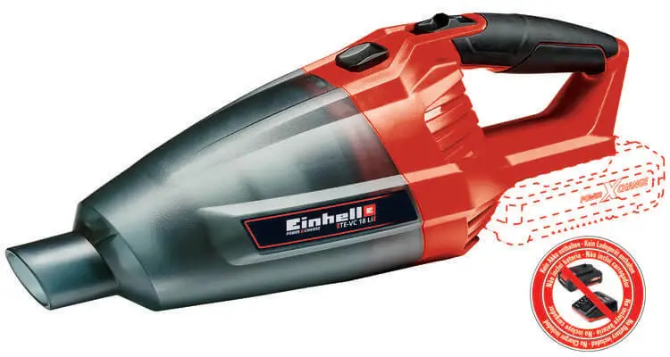 Tecnologí Inverter Aspirador de Mano baterí 18V Einhell TE-VC 18 Li-Solo