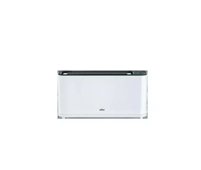 Tostadora Braun HT3100WH 1000W Blanco Negro/Plateado en Acero Inoxidable