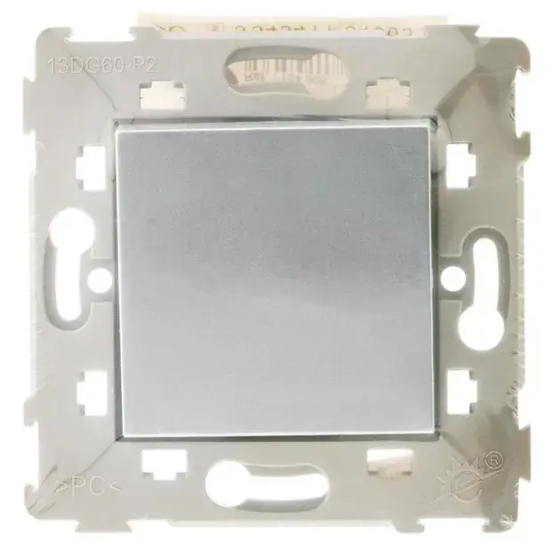 Conmutador kalia cromado