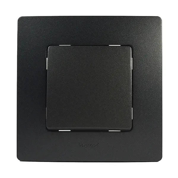Conmutador monobloc negro niloe legrand