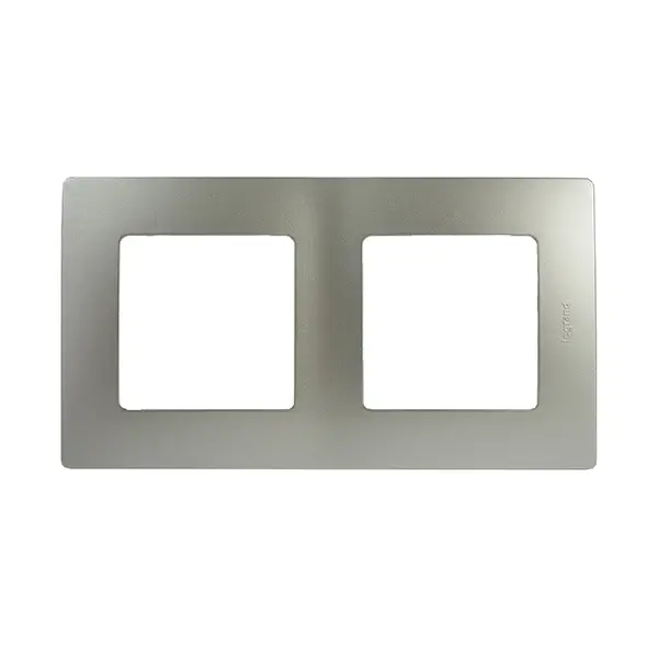 Marco 2 elementos plata niloe legrand
