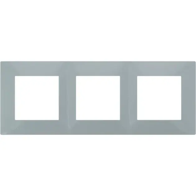 Marco triple horizontal delta viva siemens gris