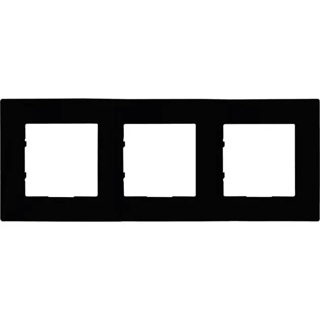 Marco triple horizontal delta viva siemens negro