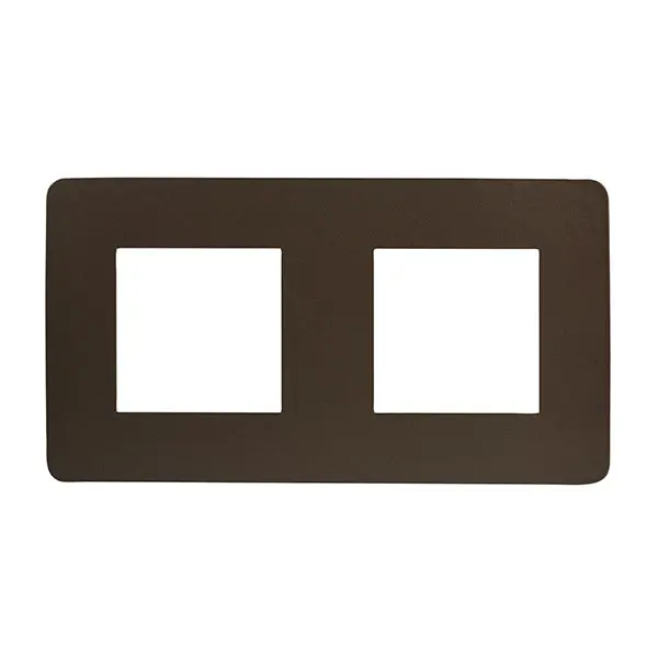 Marco 2 elementos studio cacao negro schneider