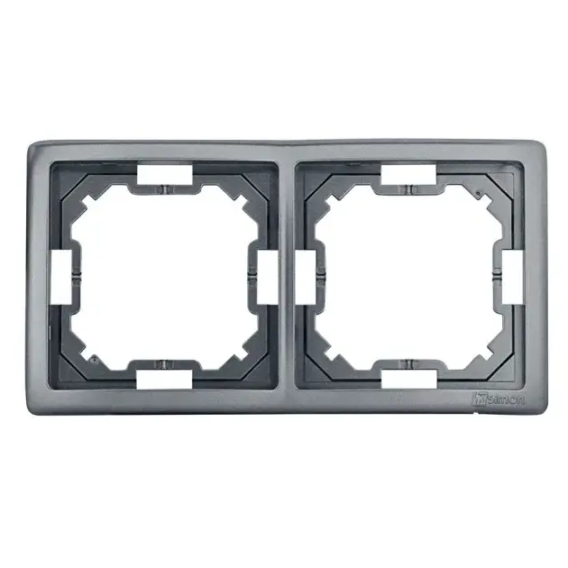 Marco doble simon basic aluminio
