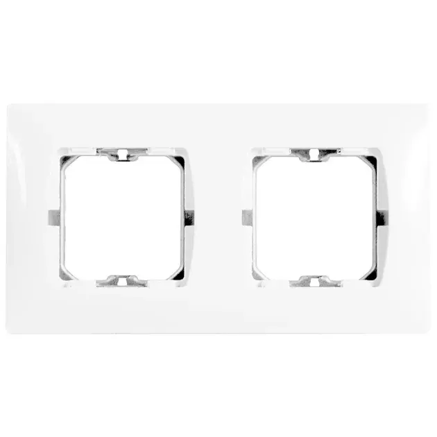 Marco doble simon 27 neos blanco