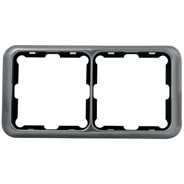 Marco doble simon 75 plata