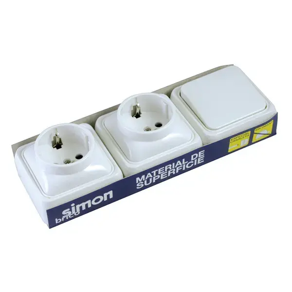 Pack 2 bases + conmutador simon