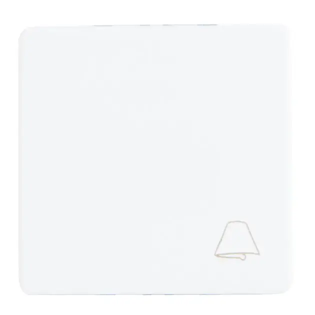 Pulsador ancho campana simon 27 neos blanco