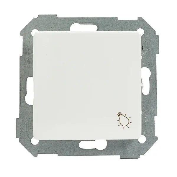 Pulsador luz blanco simon