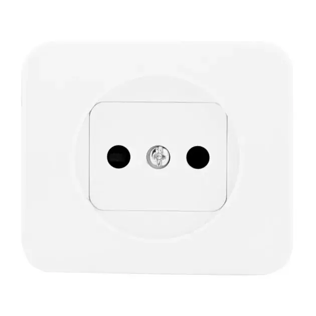 Tapa base 2p simon 75 blanco