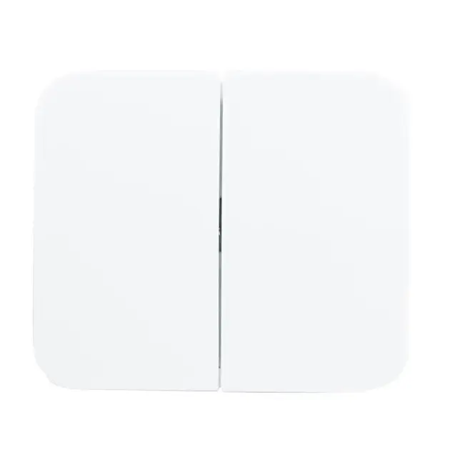 Tecla interruptor-conmutador doble simon 75 blanco