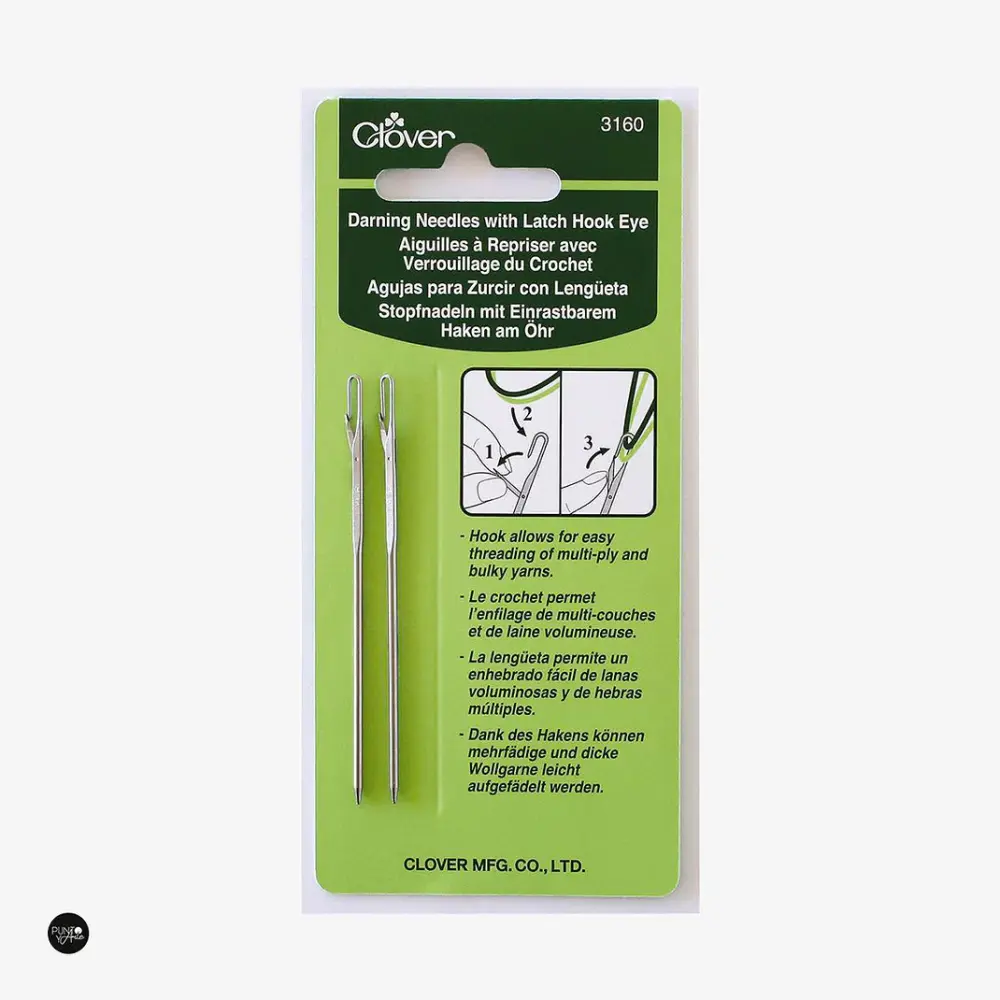 Agujas Para Zurcir Con Enhebrado Facil - Clover 3160