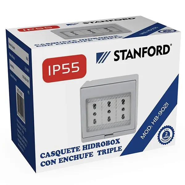 Hydrobox con Enchufe Tres veces 10/16A