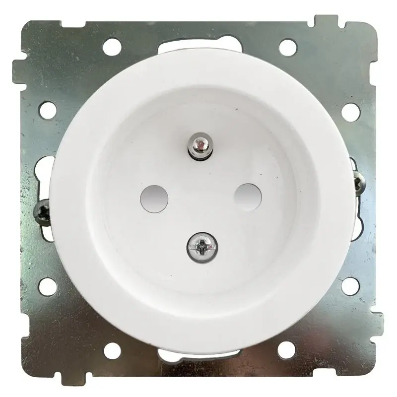 Profesional de Alta Calidad Enchufe 2P + PE blanco - VECTIS