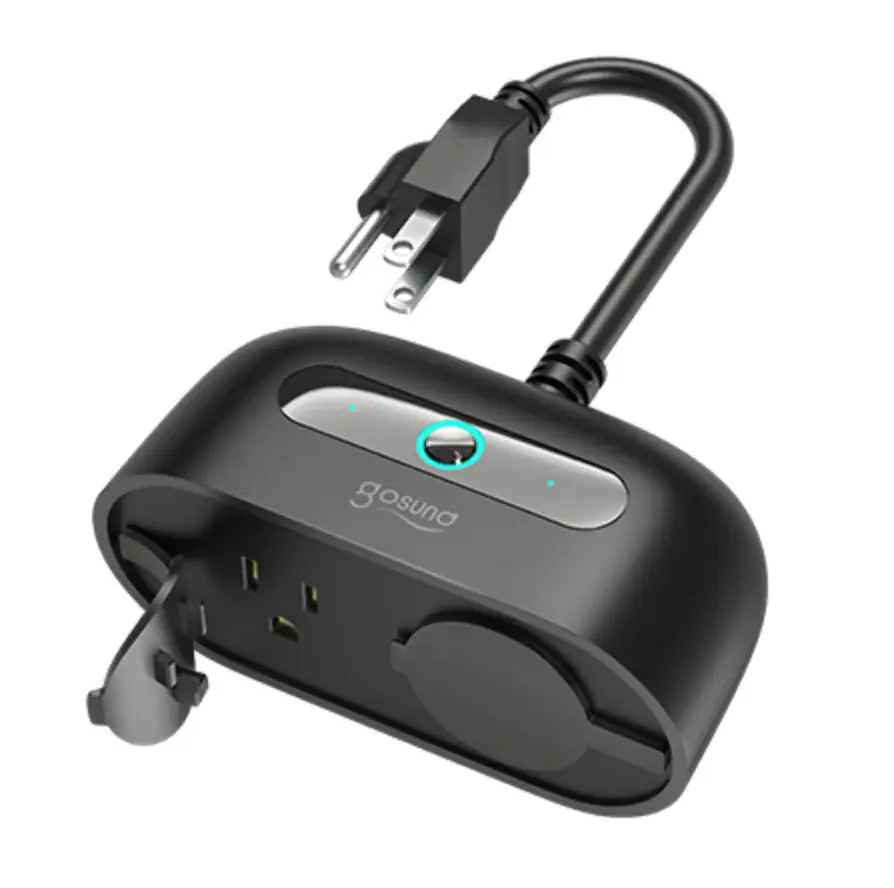 Certificado IP44 Enchufe de exteriores inteligente WB7 |Compatible con Alexa y Google Home