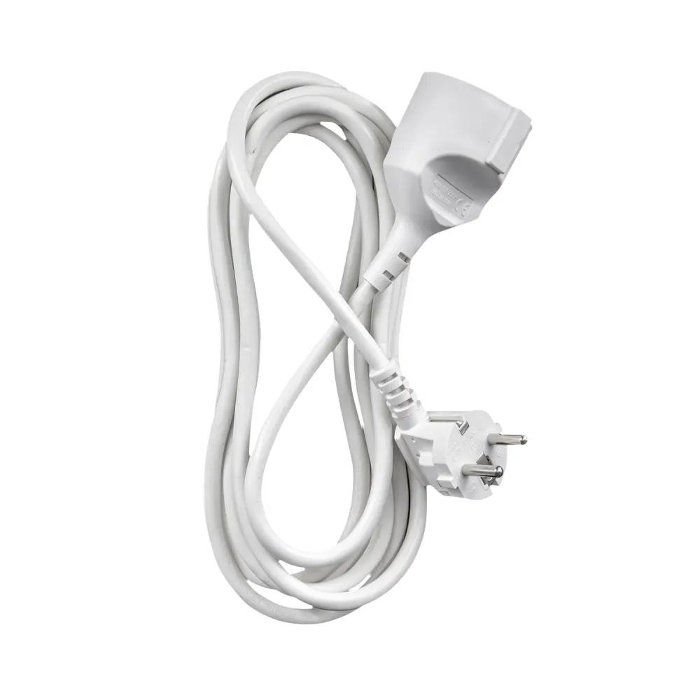 Soporte para Cable Alargador 3m enchufe/clavija schuko 7hsevenon