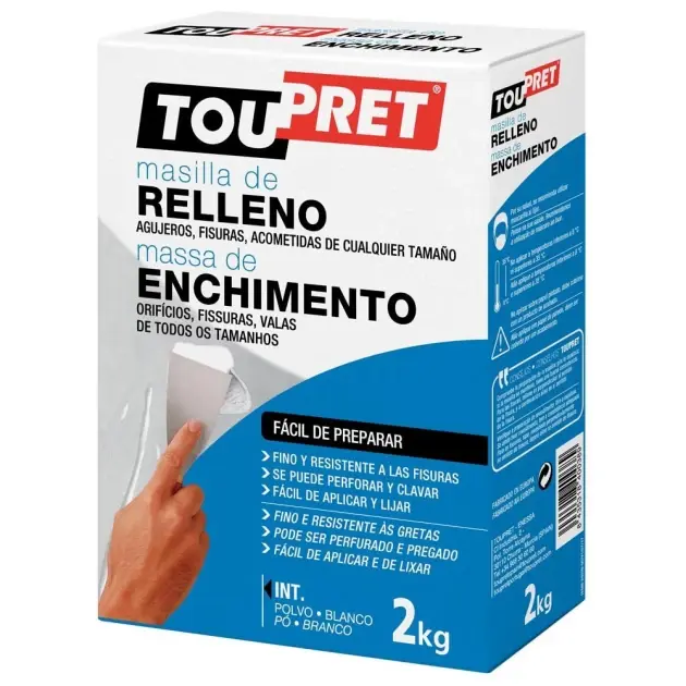 Enlucido toupret 2 kg