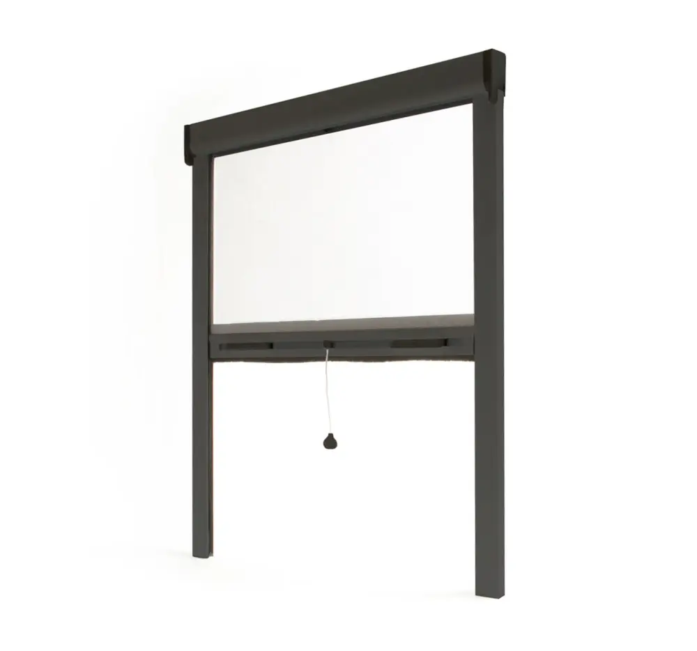 Mosquitera enrollable recortable - l 80 x al 100 cm - gris Avosdim