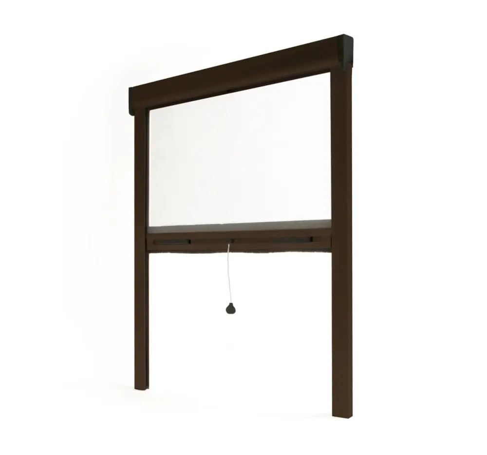 Mosquitera enrollable recortable - l 80 x al 100 cm - marrón Avosdim