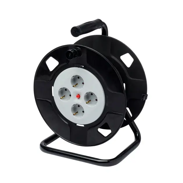 Enrollacable carcasa 4 tomas 40 m diall