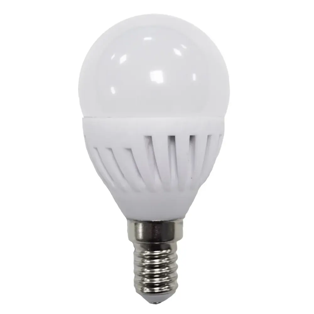 62433 LAMPARA LED ESFERICA 9W E14 5000K 900Lm ALG