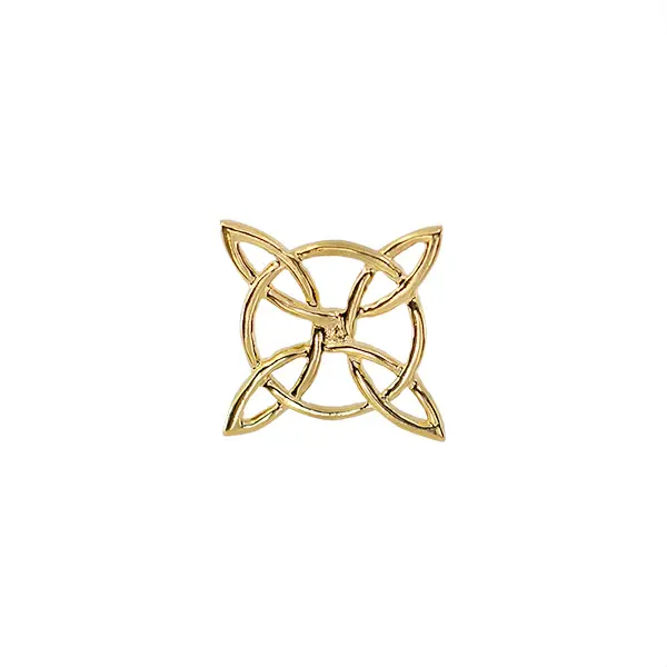 Dije Chapa Nudo Bruja 29x2zmm Dorado