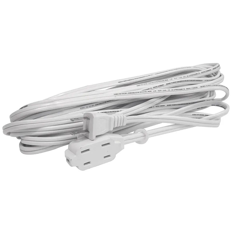 Extension domestica blanca 8m Surtek para Exteriores