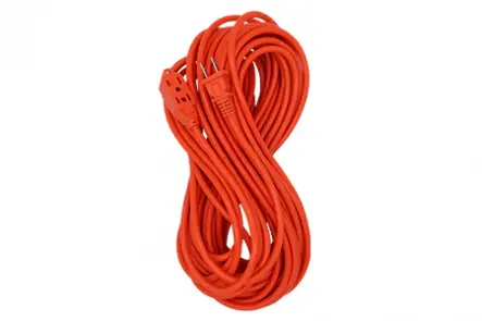 Extension Electrica Naranja Con Clavija Std 8 Metros, ELI Electric ER188N en Acabado Blanco