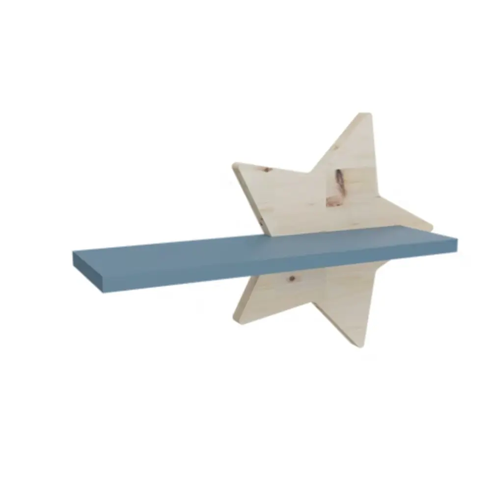 Industrial Pesado Estante decorativo Estrella - 45x14x33 cm