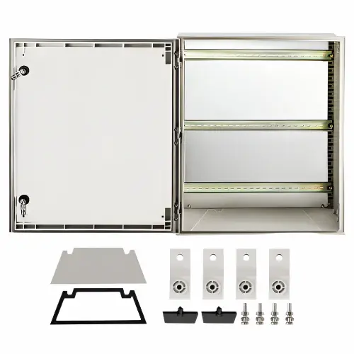 NEMA 3X Fiberglass Enclosure 24 x 20 x 9" Electrical Junction Box
