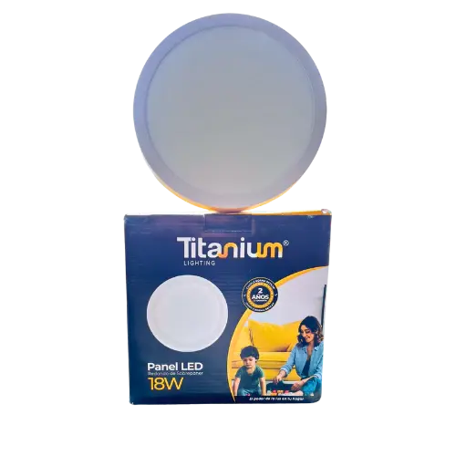 Panel redondo led de sobreponer 18 w luz blanca con Garantí de 2 ños