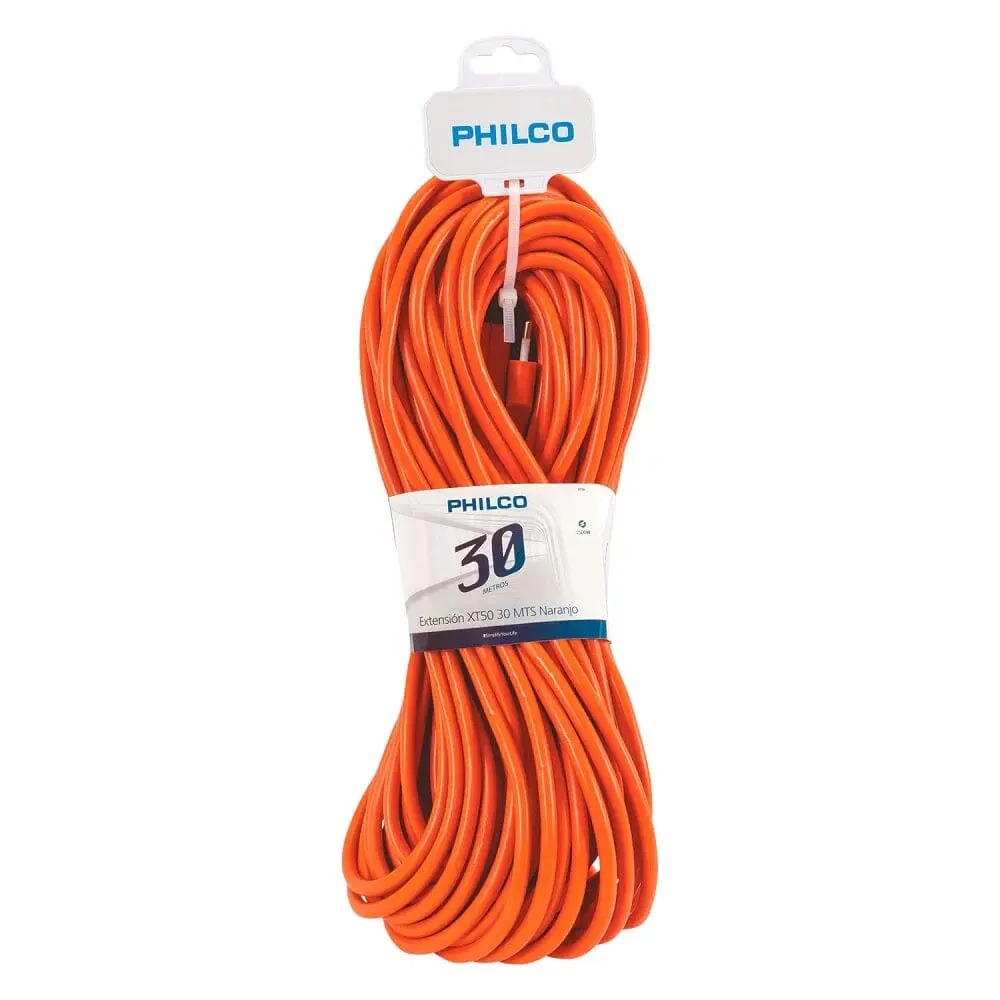 Profesional Certificado Alargador Eléctrico Directo Naranjo 30 Mt