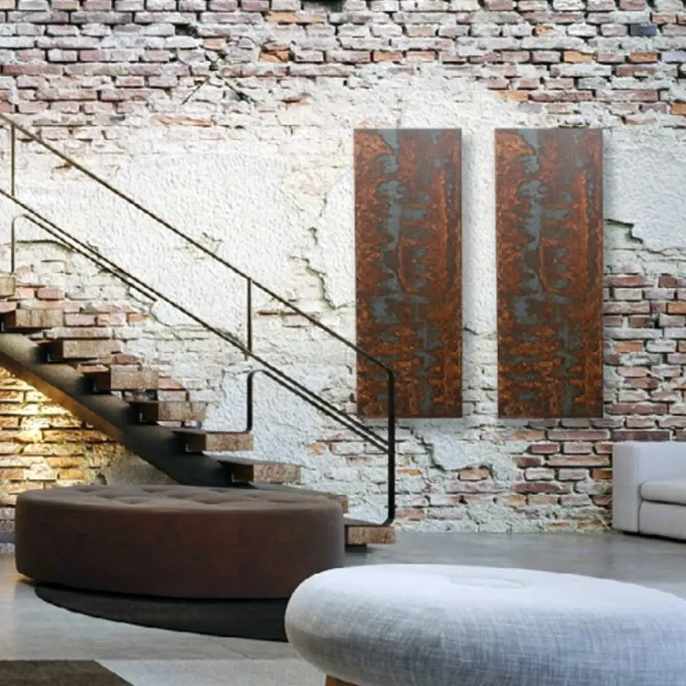 Termoarredo elettrico piastra modello Perfetto 150x55 cm - Rusty