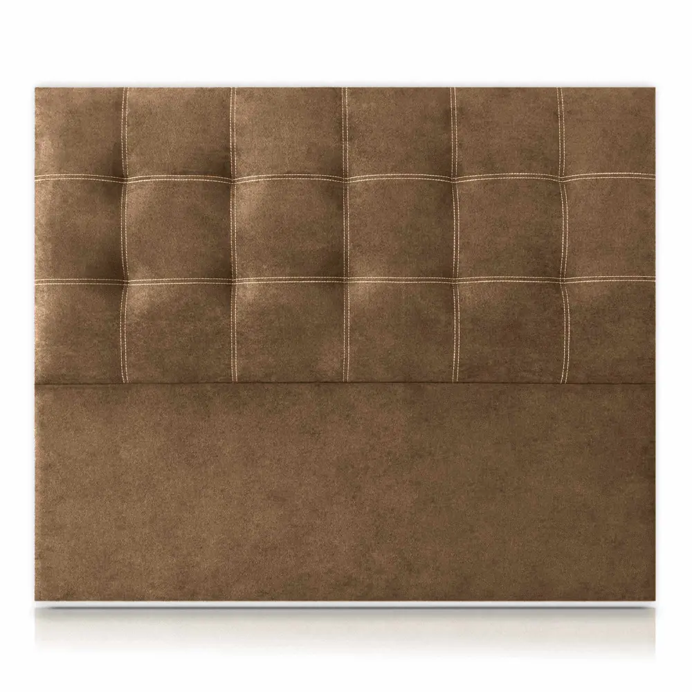 Cabeceros tritón tapizado nido antimanchas choco 220x120 de sonnomattress