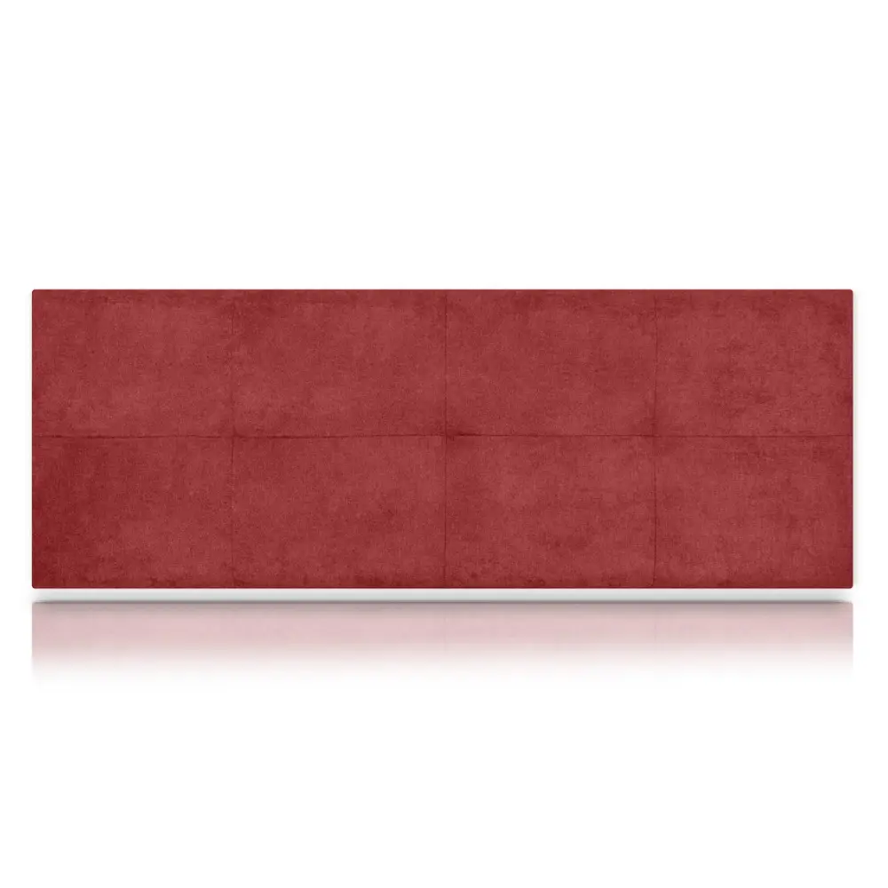 Cabeceros zeus tapizado nido antimanchas rojo 130x50 de sonnomattress