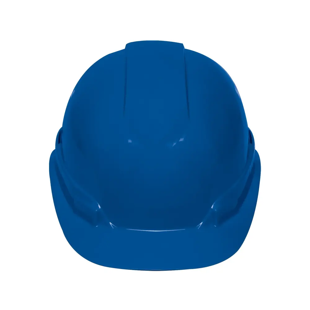 CASCO DE SEGURIDAD VENTILADO, AJUSTE DE MATRACA, AZUL