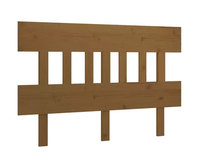 vidaXL Cabecero de cama madera maciza de pino marrón miel 183,5x3x81cm