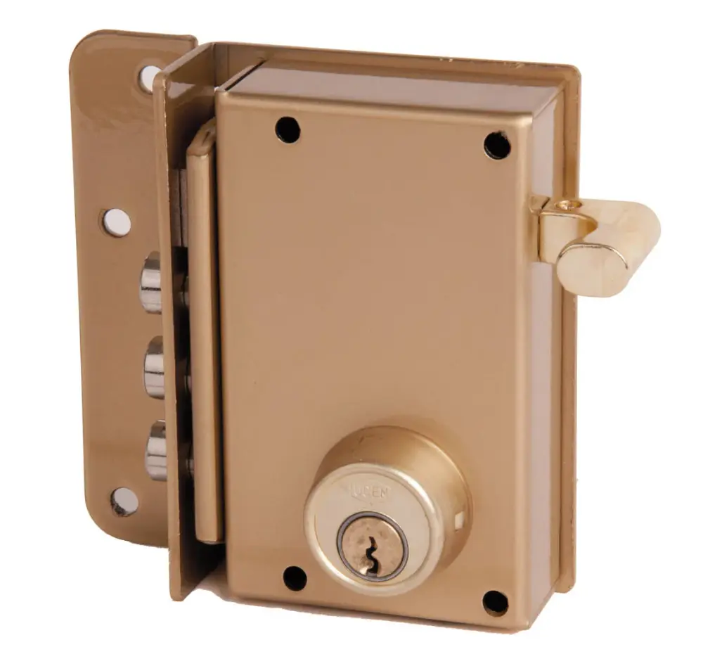 Serrure Haute Sécurité UCEM 4500 - 3 Pistons Apparente - Protection Renforcée para Trabajos de Construcción