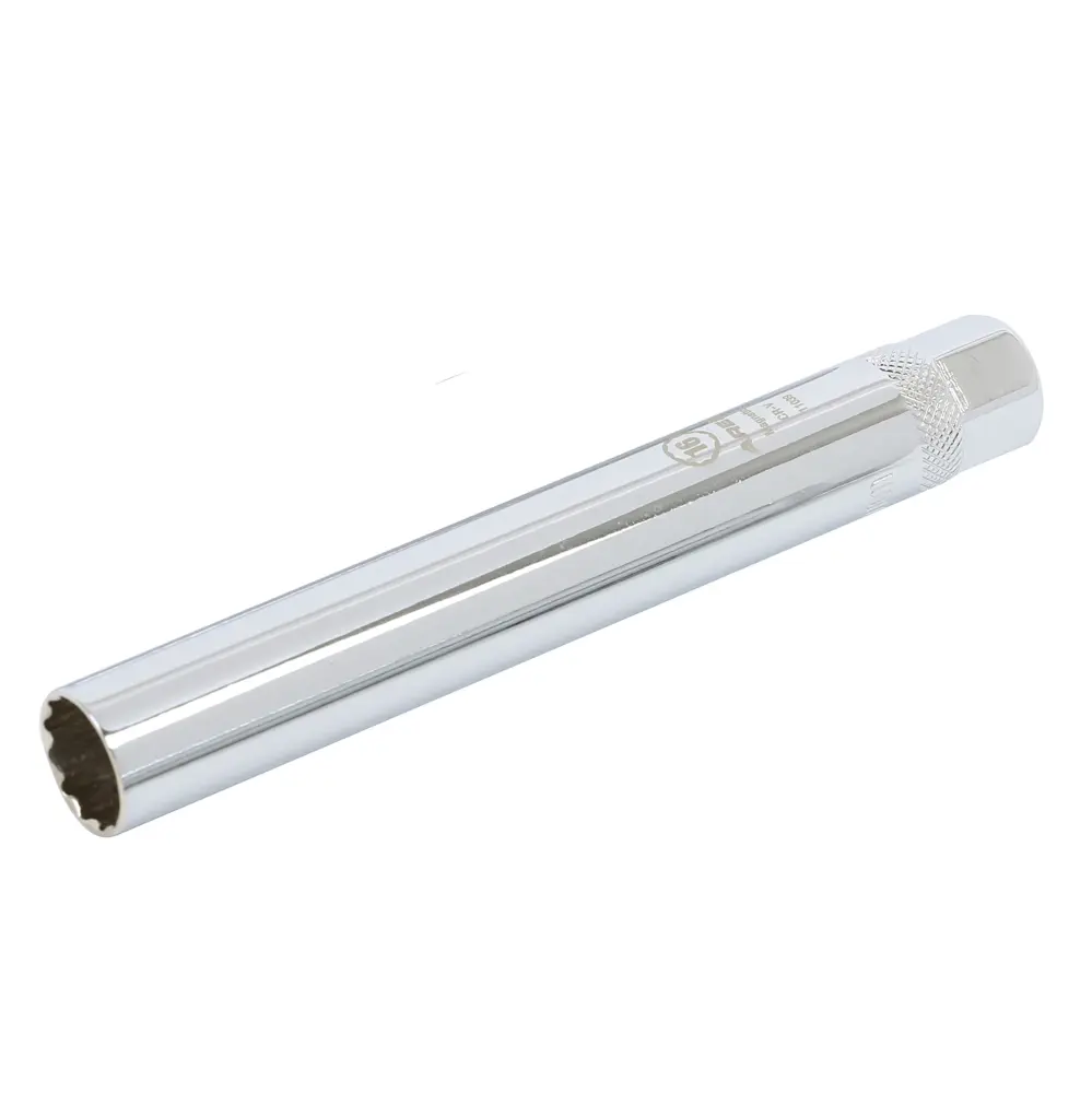 ARES 11039 - Dado magnético para bujías de pared delgada de 16 mm y profundidad extra