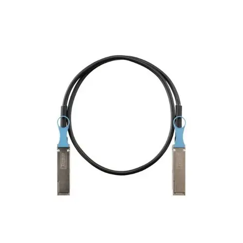 30 AWG 1M Direct Attach Cable Assembly Carbón PQSF2PXA1MBL