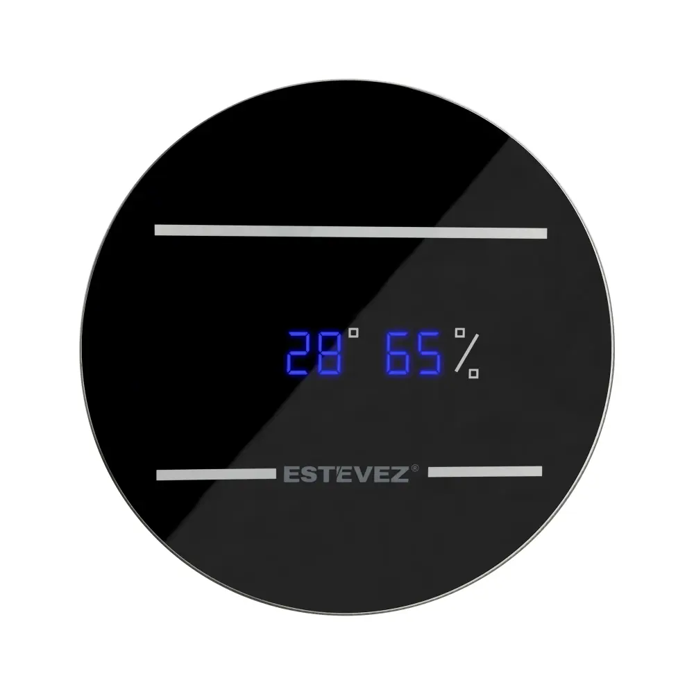 Estevez Extractor de Aire con Sensor de Humedad, Temporizador y Display de 4", Modelo 3204-HTD (eco)