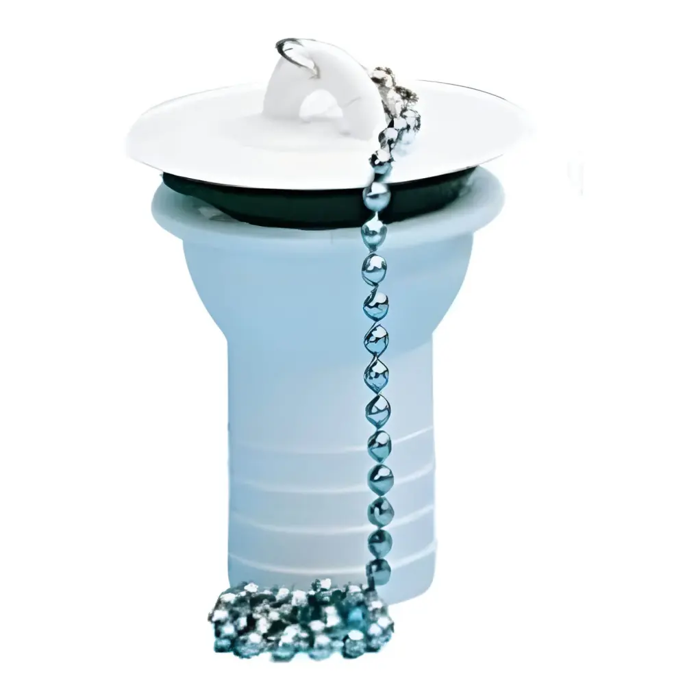 Certificado para Uso Industrial Desagüe recto Ø31 mm con tapón y cadena camper