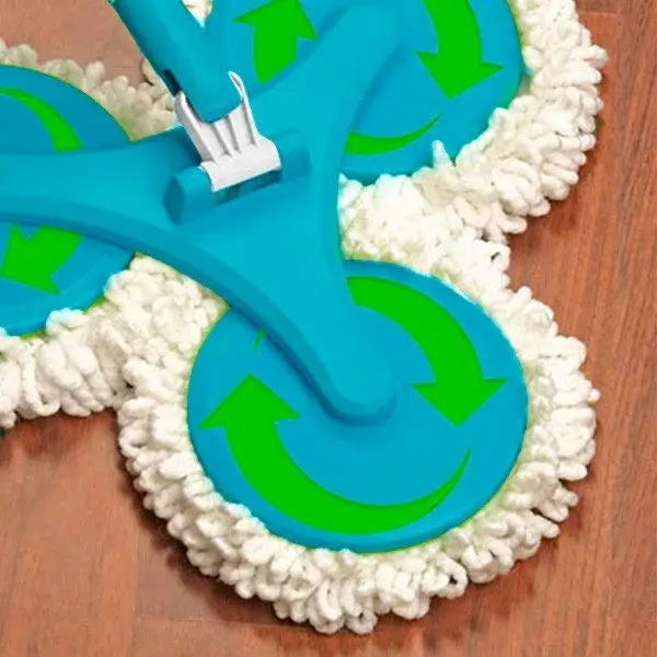 Mopa triple giratoria IC-Z7810 con depósito pulverizador