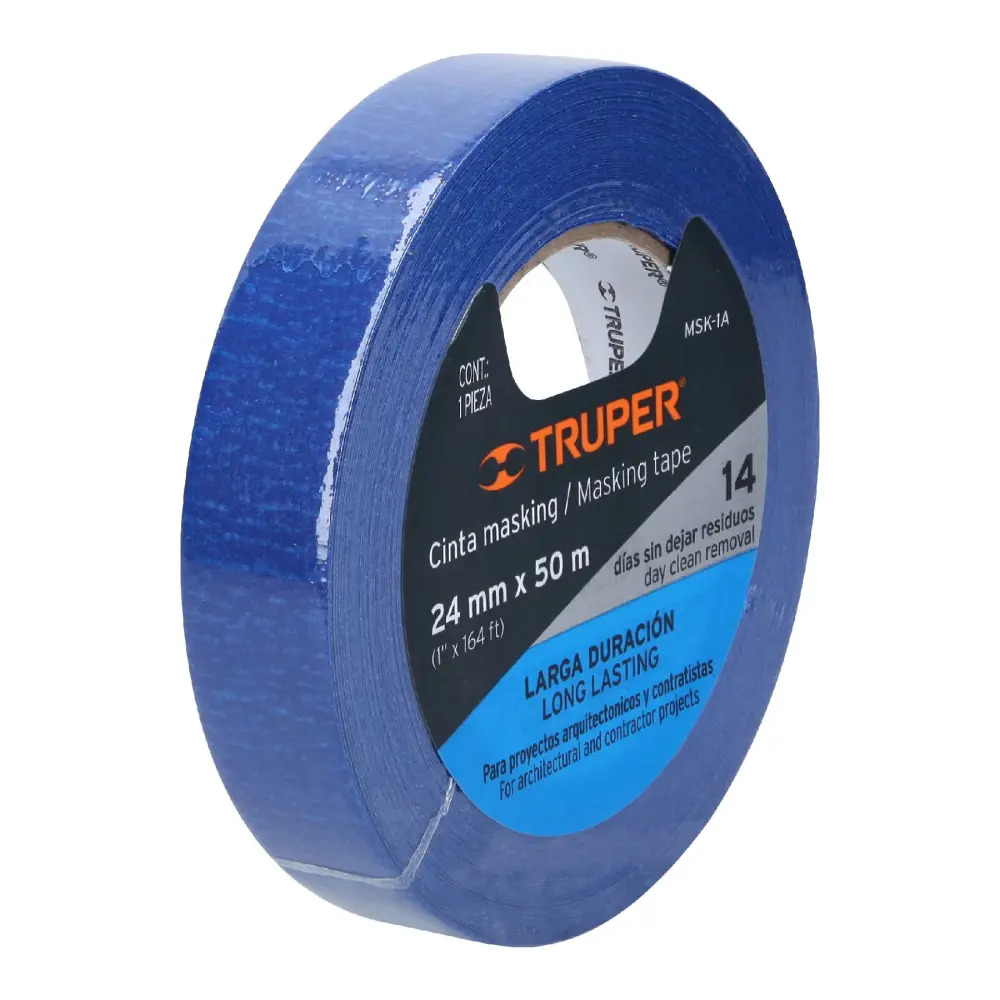 MASKING TAPE 1'X50 METROS, AZUL