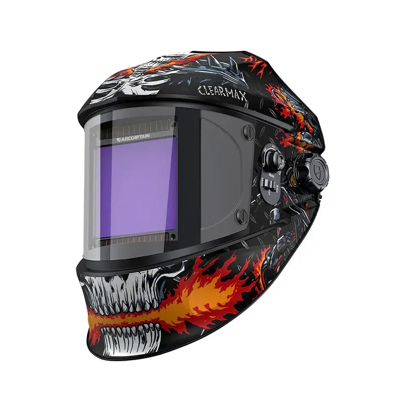 Calzado de Seguridad con Punta de Acero Auto Darkening Welder Helmet Skull Knight EXSpace VisionX200