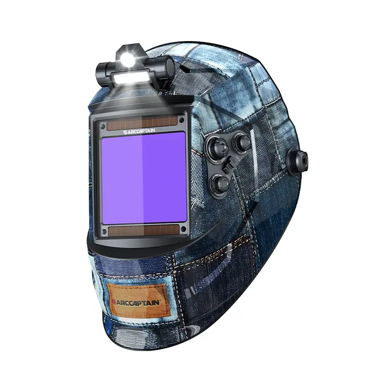 Wide View Welding Helmet Denim Panel CozyCraft X200